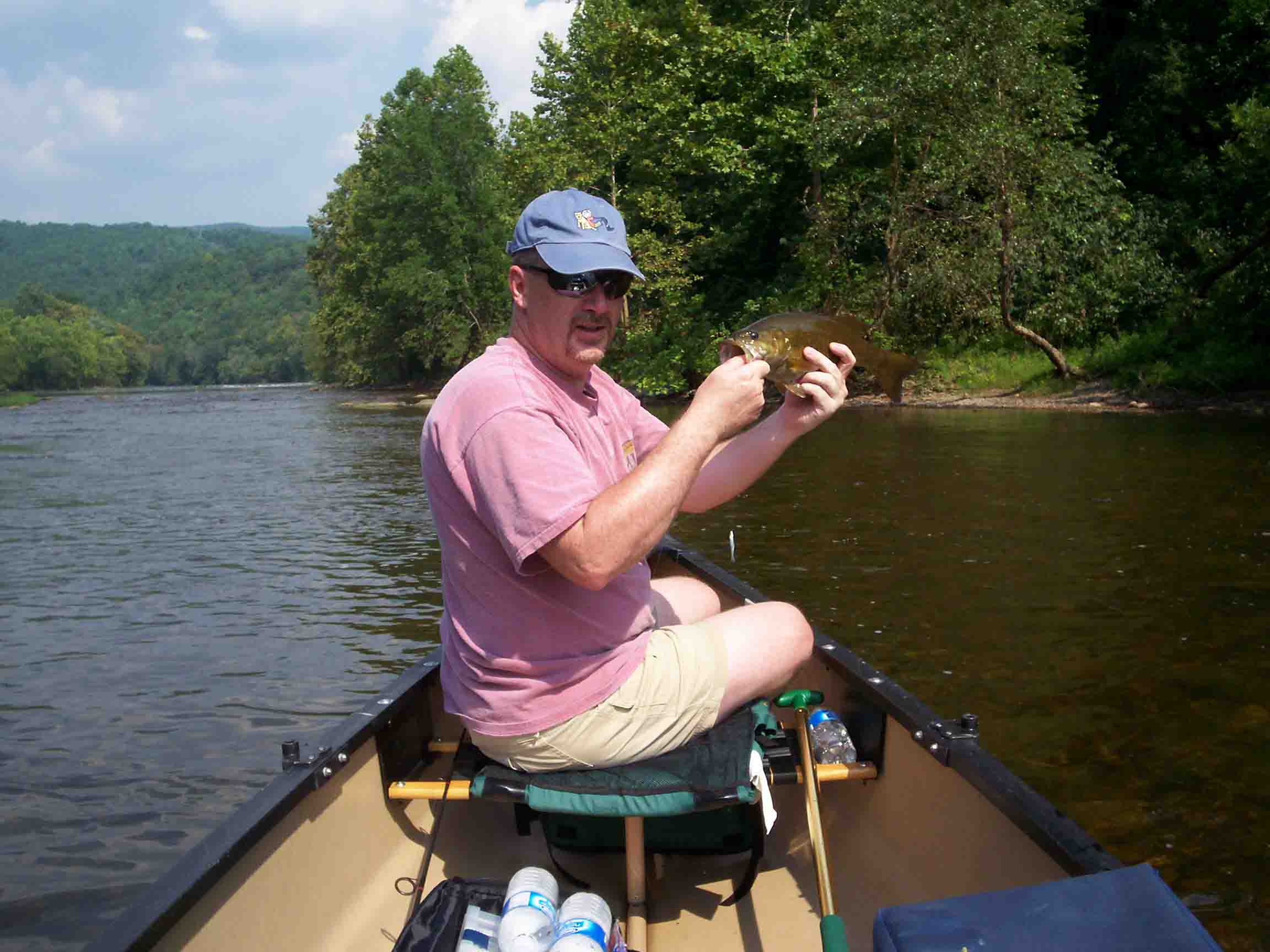 Solo Canoe Fishing